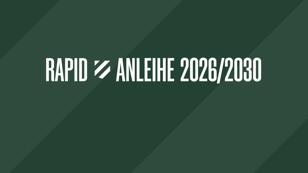 Rapid Bond 2026/2030: Issue volume reached · SK Rapid