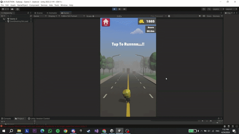 Subway Clone Unity 3D Game