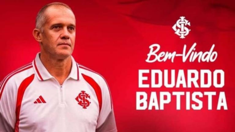 Internacional oficializa Eduardo Baptista como técnico para evitar rebaixamento no Brasileirão até 2026