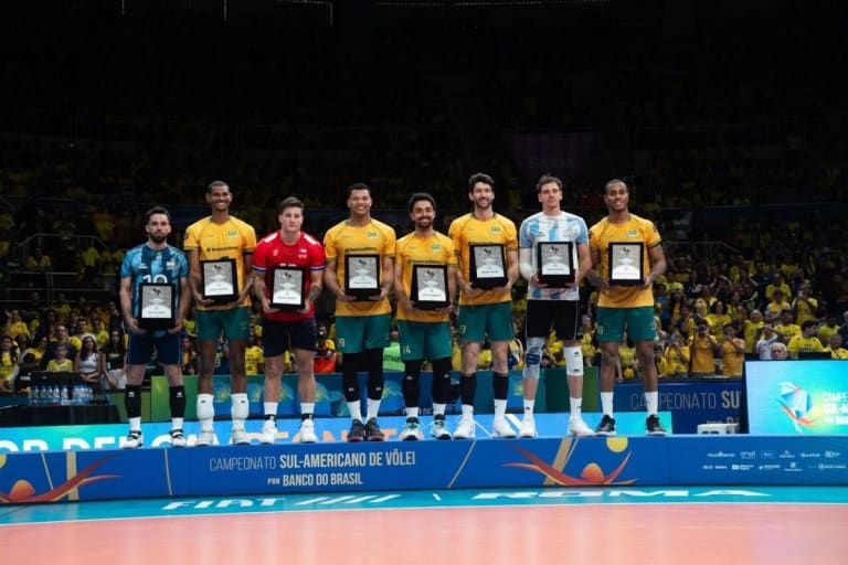 Vôlei masculino: Brasil vence Argentina e garante vaga nas Olimpíadas 2028