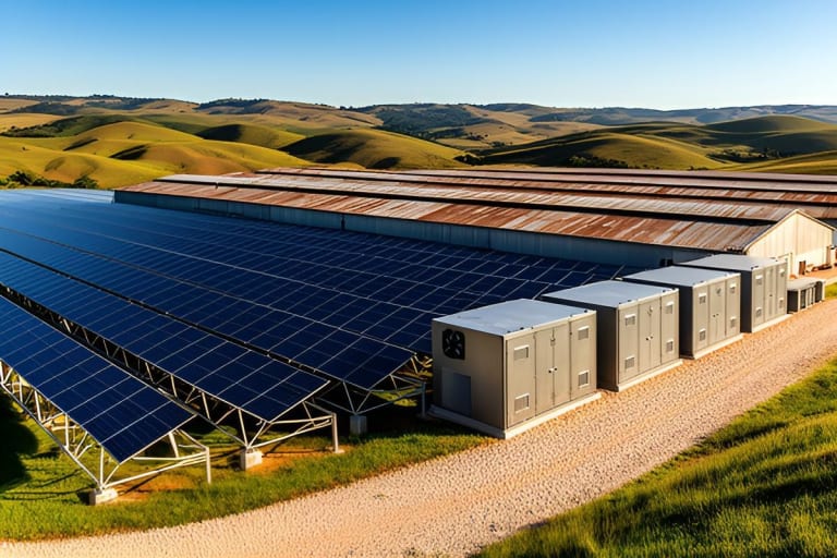 Granja em Minas Gerais combina energia solar e baterias para cortar custos elétricos