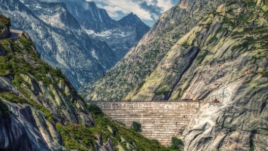 Einblick ins Grimsel-Kraftwerk