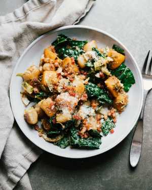 Gnocchi w/ Butternut, Kale, & Pancetta