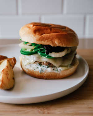 Chimichurri Turkey Burgers
