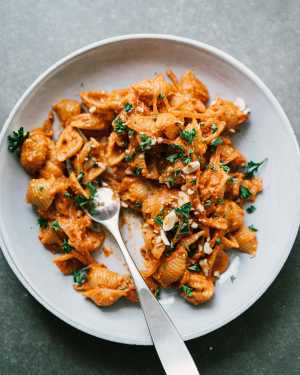 Red Pepper & Hazelnut Pasta
