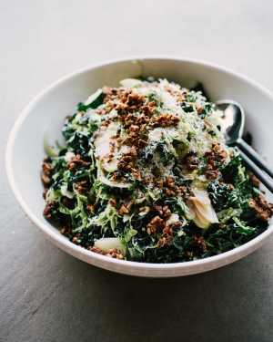 Shaved Brussels & Kale Salad