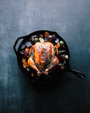 Samin's Buttermilk Roast Chicken w/ Vegetables