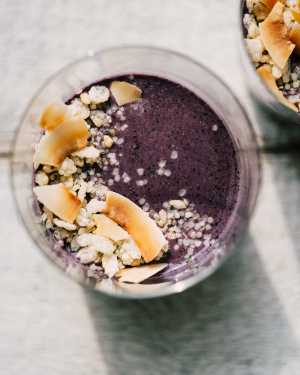 Blueberry Crisp Smoothies