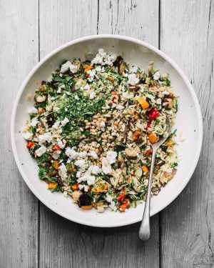 Roasted Vegetable Orzo