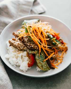 Basil Beef Stir Fry