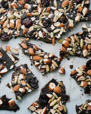 Chocolate Cherry Almond Bark