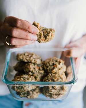 Carrot Zucchini Muffin Tops