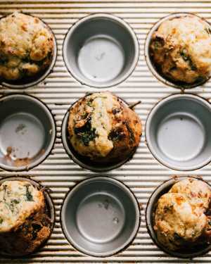 Savory Cottage Cheese Muffins