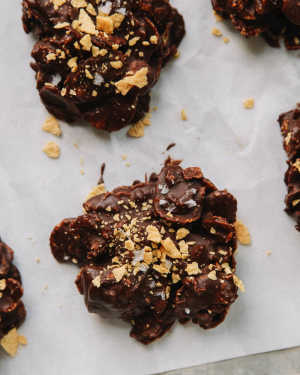 No-Bake Corn Flake Cookies