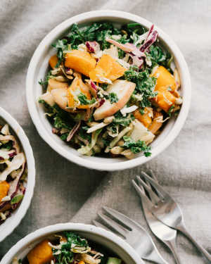 Warm Butternut Miso Salad