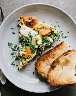 Swiss Chard & Sweet Potato Breakfast Bake