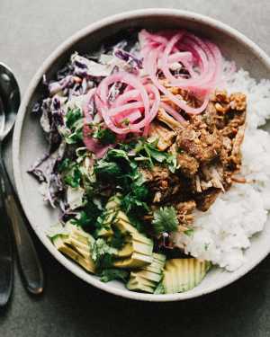 Carnitas w/ Slaw & Aji Sauce