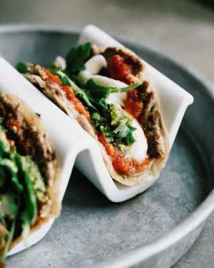 Chicken Parm Smash Tacos