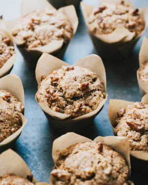 Sweet Potato Muffins w/ Figs & Walnuts