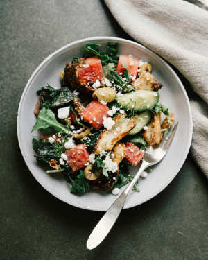 Watermelon Fattoush Salad