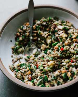 Crunchy Lunchy Lentils