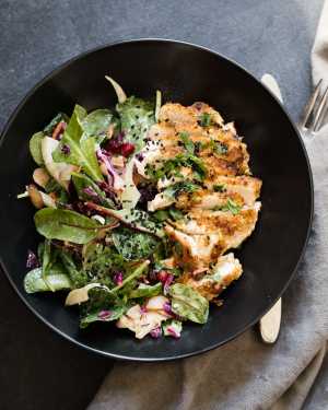 Za’atar Chicken Milanese w/ Winter Salad