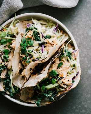 Korean Chicken Tacos