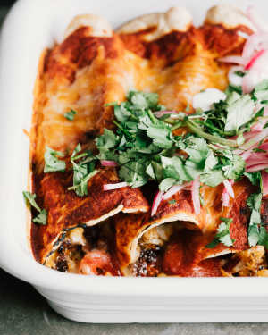 Smoky Cauliflower Enchiladas