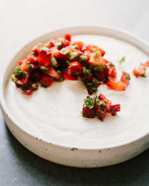 Whipped Feta Dip w/ Strawberry Relish