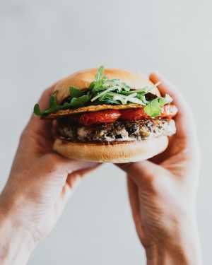 Italian Turkey Burgers w/ Frico Crisps