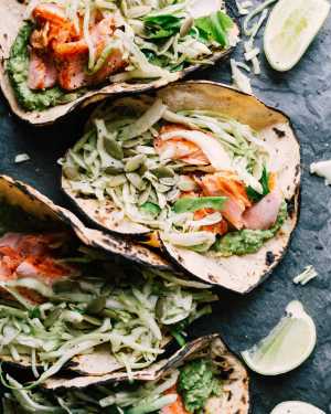 Grilled Wild Salmon Tacos