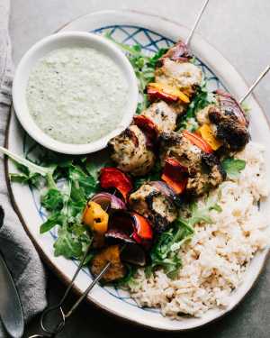 Mojo Chicken Kebabs