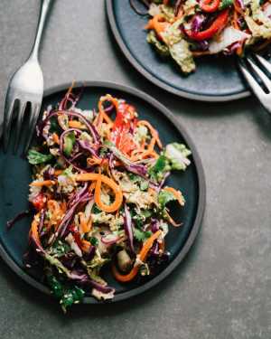Crunchy Sesame Slaw