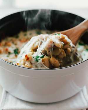 Leeks & Beans