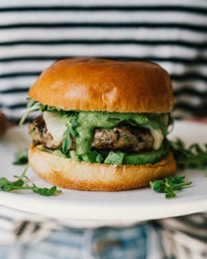 Greeny Turkey Burgers