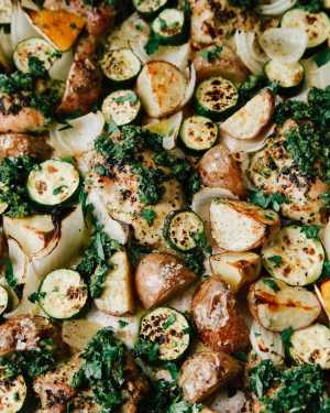 Sheet Pan Chimichurri Chicken
