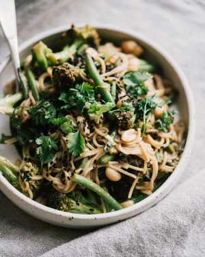 Pantry Peanut Butter Gochujang Pasta