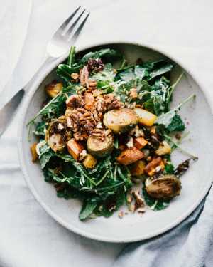 Roasted & Raw Harvest Salad