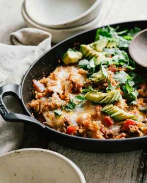 One Pan Enchilada Skillet