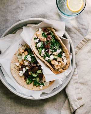 Greek Gyros with Tzatziki