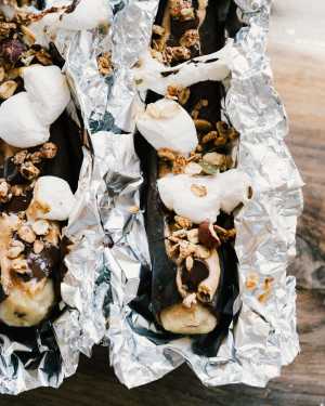 Banana Boats w/ Whiskey Caramel