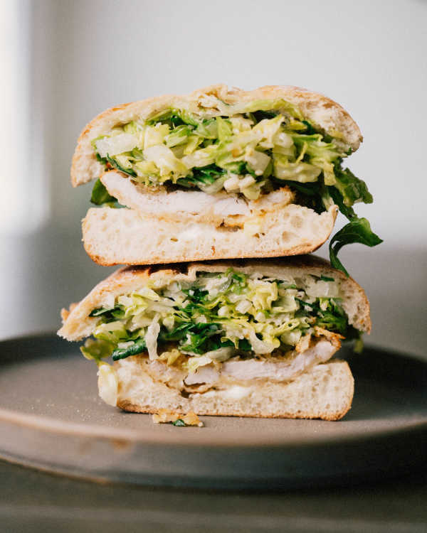 Chicken Caesar Sandwiches