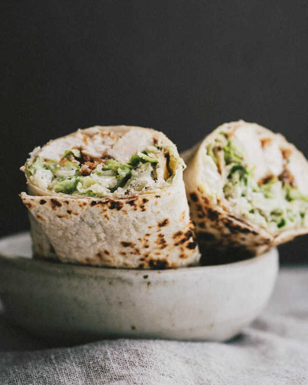 Crispy Chicken Caesar Wrap