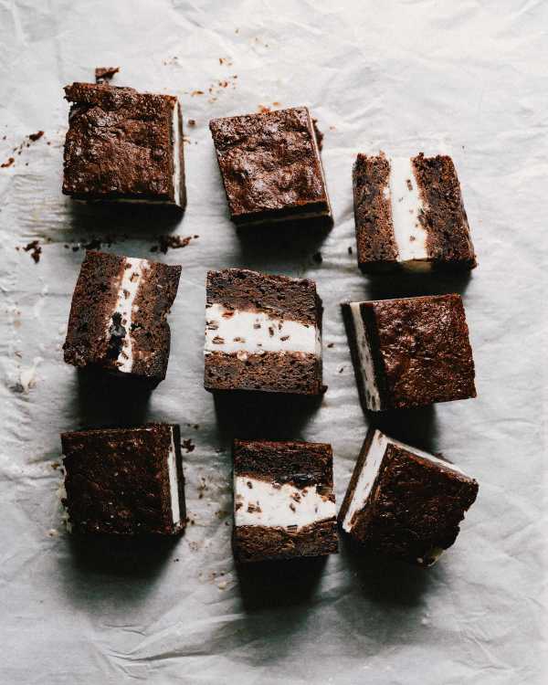 Brownie Ice Cream Sams