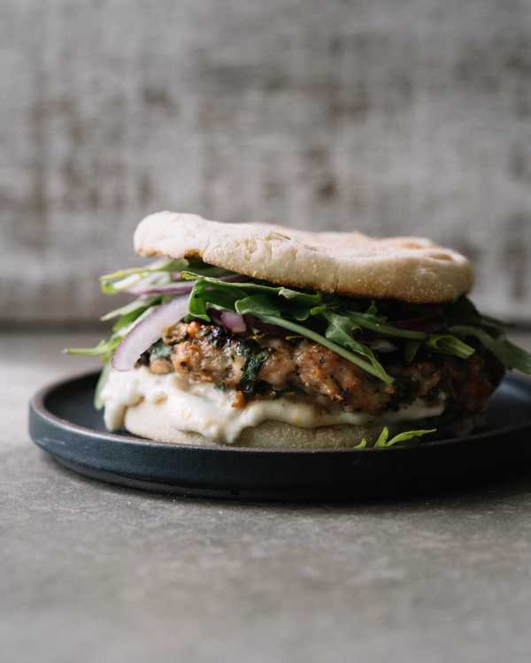 Mediterranean Turkey Burgers