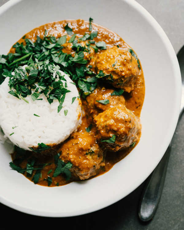 Tikka Masala Meatballs