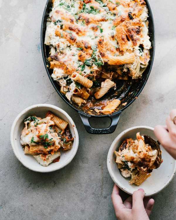 Sundried Tomato & Spinach Pasta Bake
