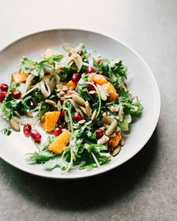 Fall Salad w/ Cider Mustard Dressing