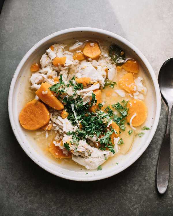 Bon Appetit's Feel-Better Chicken & Rice Soup