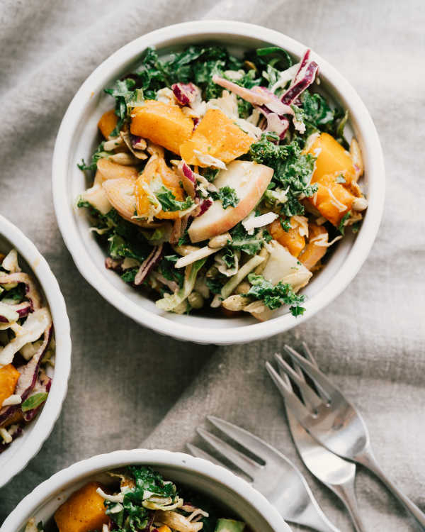 Warm Butternut Miso Salad